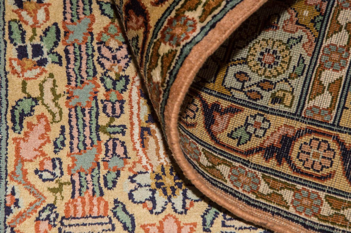 Silk Rug - Kashmir Silk - 184 x 124 cm - multicolored