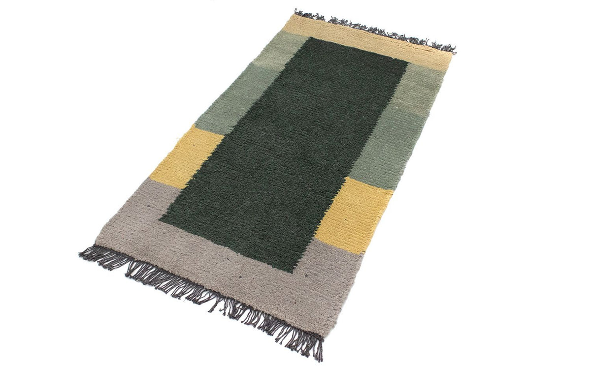Nepal Rug - 140 x 70 cm - green