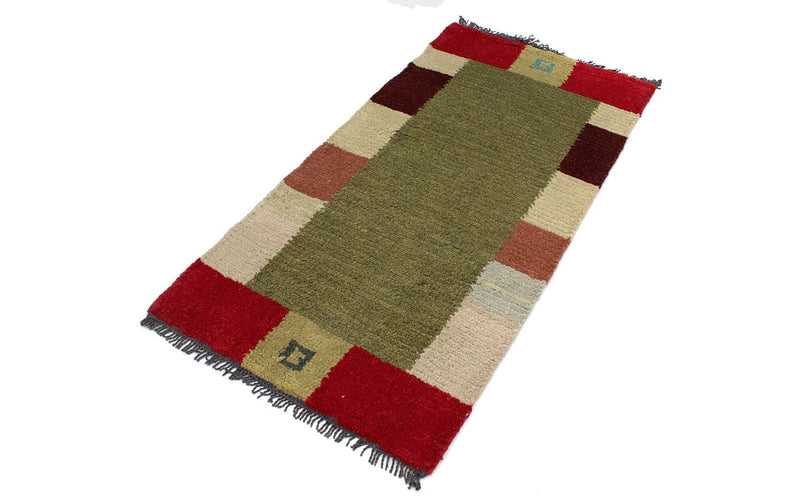 Nepal Rug - 140 x 70 cm - green