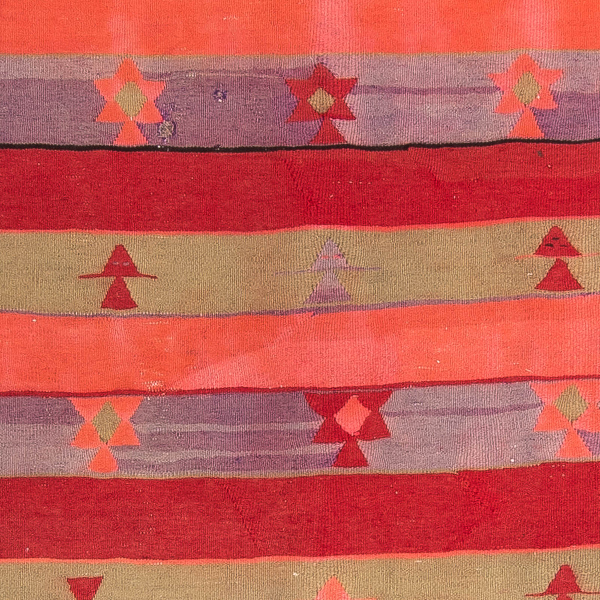 Runner Kelim Rug - Old - 330 x 135 cm - multicolored