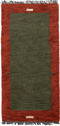 Nepal Rug - 140 x 70 cm - green