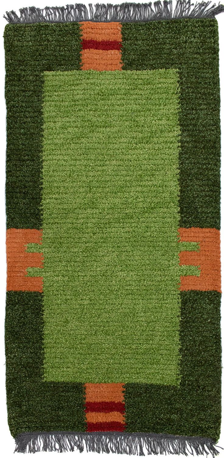 Nepal Rug - 140 x 70 cm - green