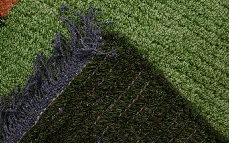 Nepal Rug - 140 x 70 cm - green