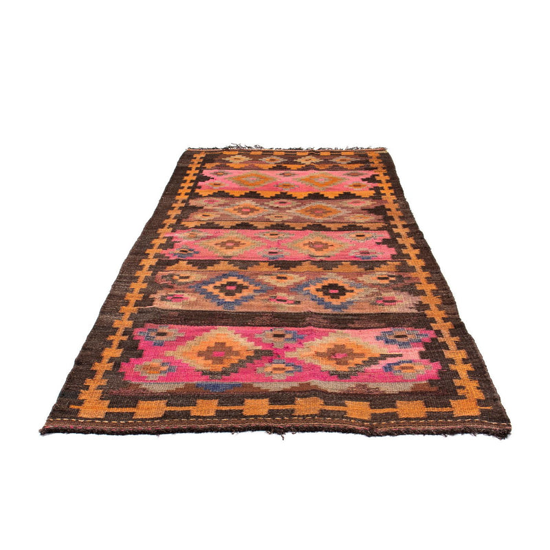 Runner Kelim Rug - Old - 260 x 120 cm - multicolored