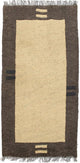 Nepal Teppich 140 x 70 cm - beige