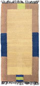 Nepal Teppich 140 x 70 cm - beige