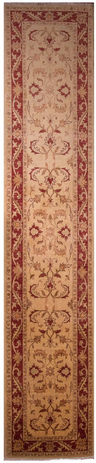 Runner Ziegler Rug - 378 x 76 cm - beige