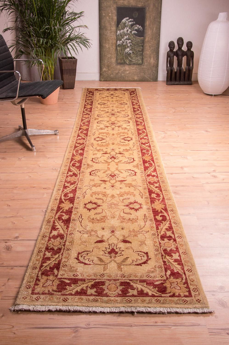 Runner Ziegler Rug - 378 x 76 cm - beige