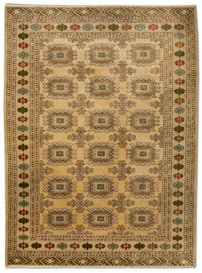Turkaman Rug 126x184cm - Persian Rugs - beige