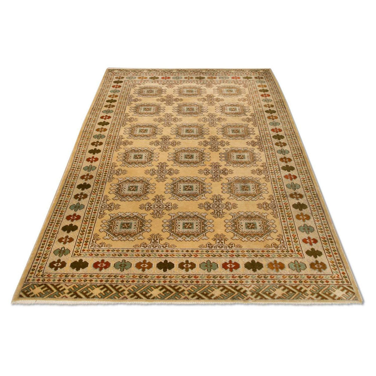 Turkaman Rug - 184 x 126 cm - beige