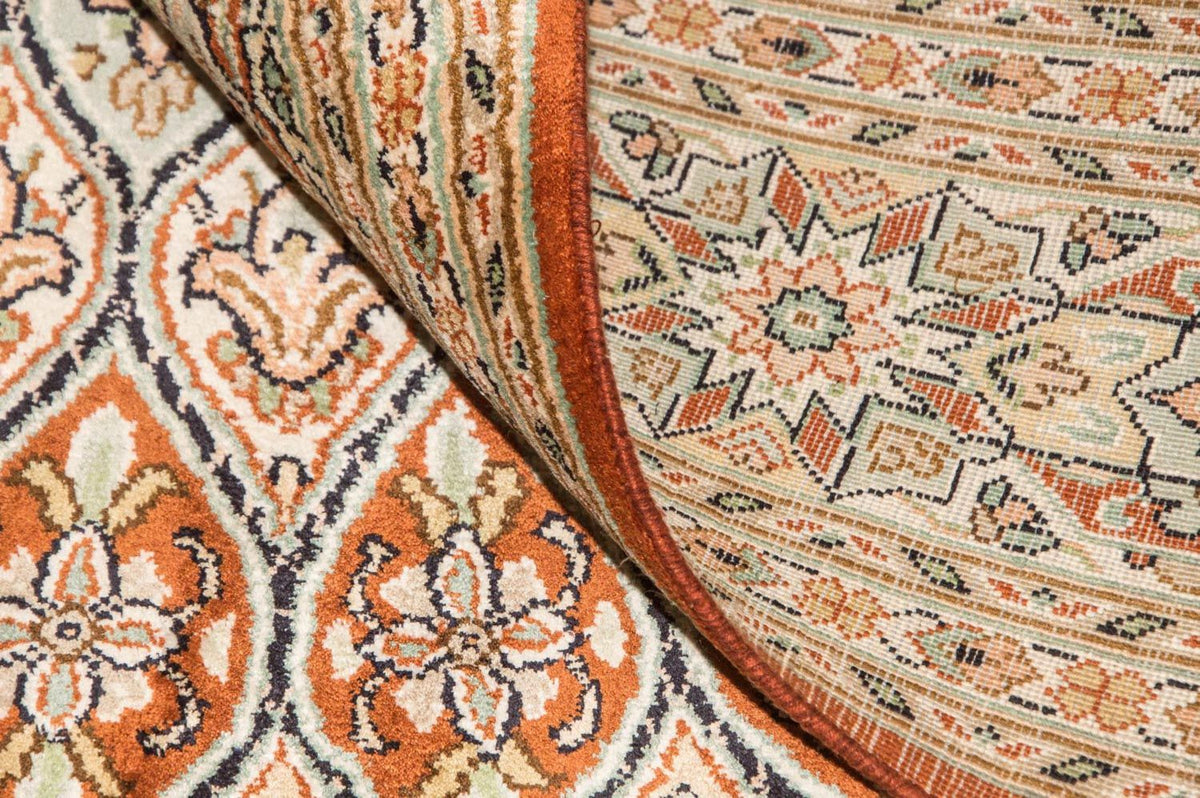 Silk Rug - Kashmir Silk - 194 x 120 cm - multicolored