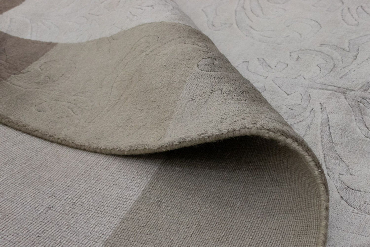 Wool Rug - 241 x 166 cm - silver