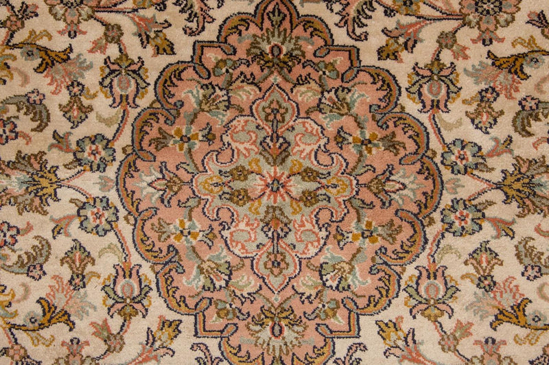 Silk Rug - Kashmir Silk - 184 x 124 cm - beige