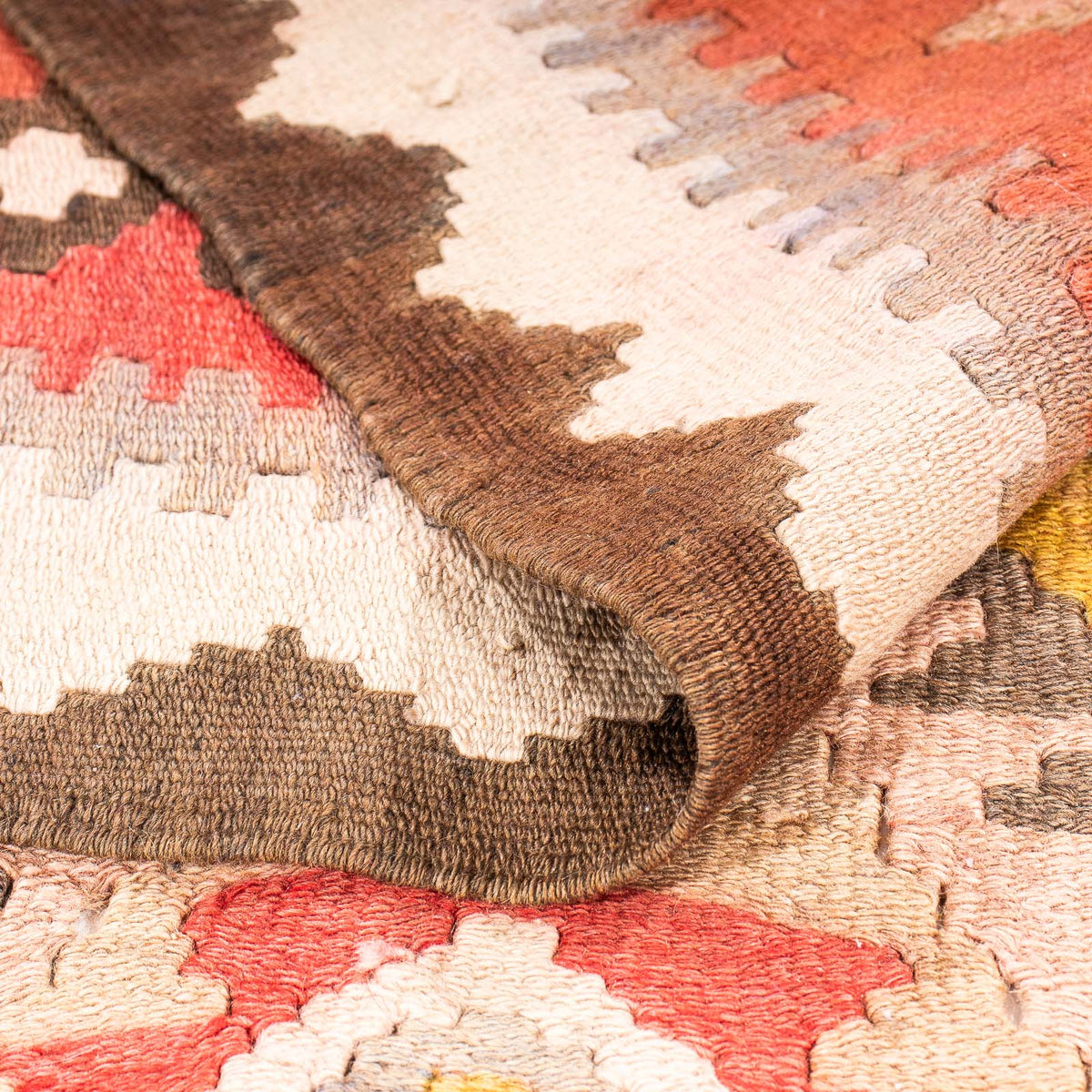 Runner Kelim Rug - Old - 310 x 140 cm - multicolored