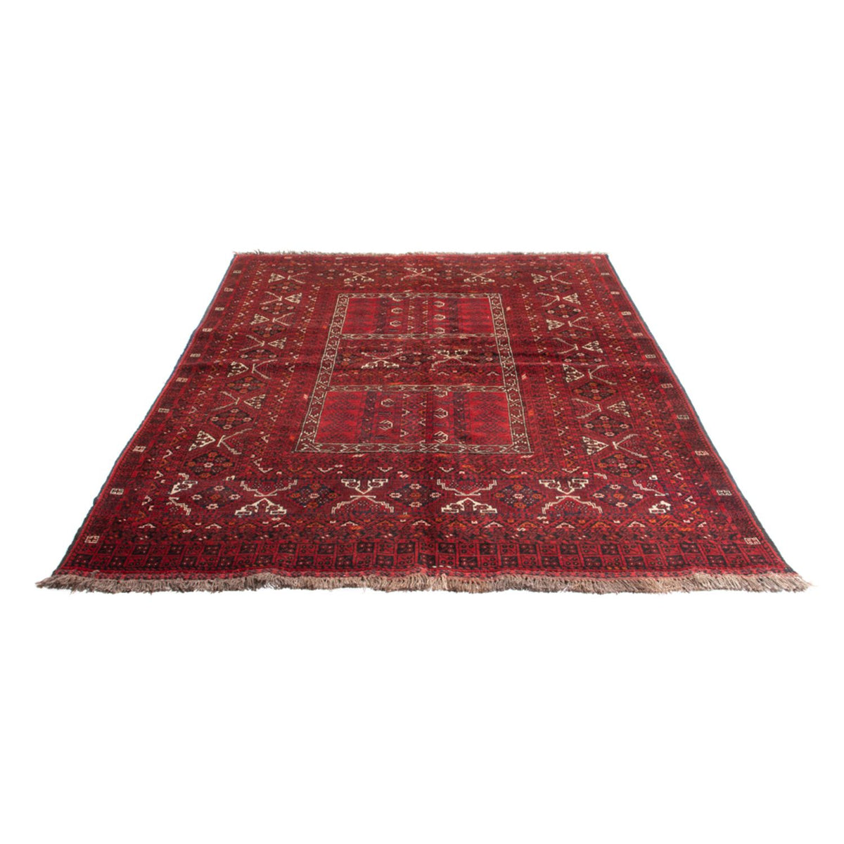 Turkaman Rug - 234 x 160 cm - red