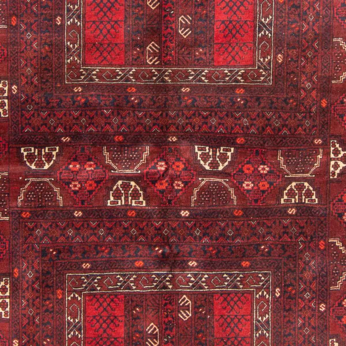 Turkaman Rug - 240 x 160 cm - red