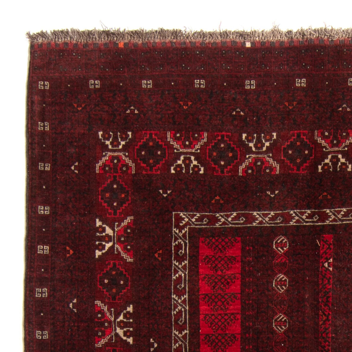 Turkaman Rug - 224 x 158 cm - red