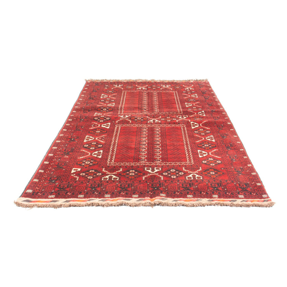 Turkaman Rug - 237 x 158 cm - red