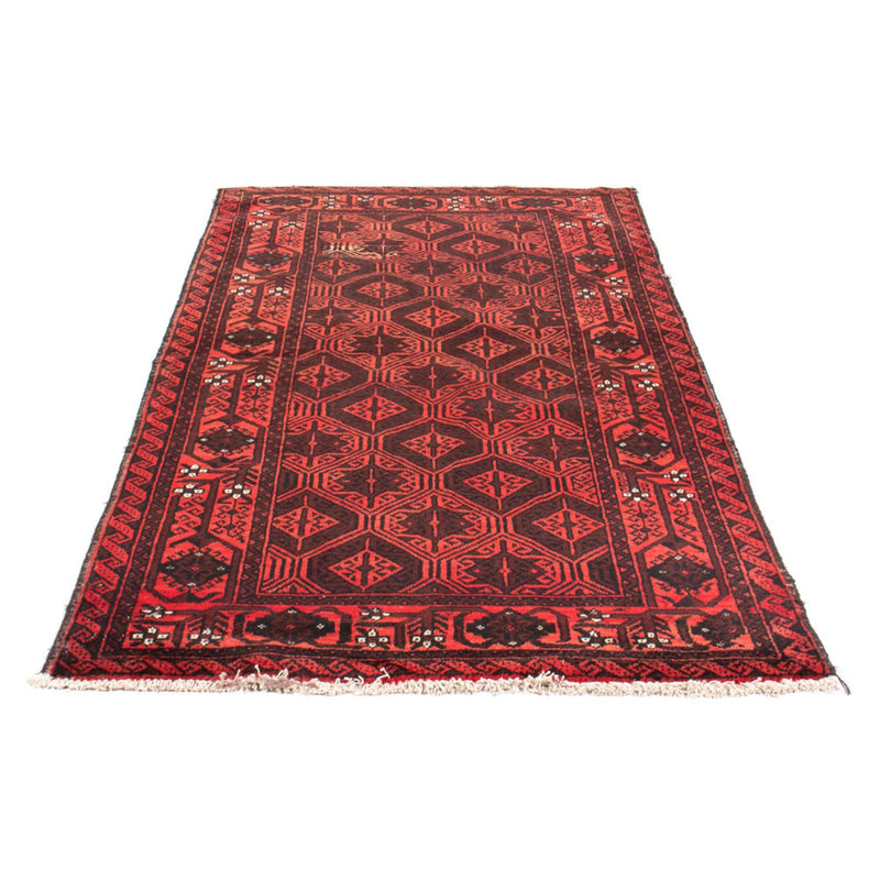 Runner Belutsch Rug - 196 x 102 cm - red