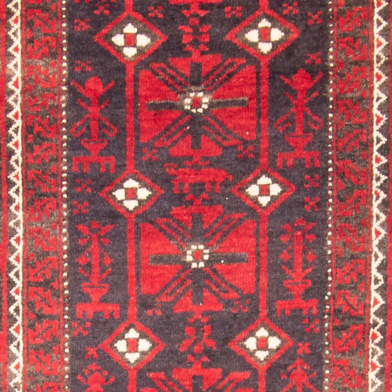 Runner Belutsch Rug - 205 x 112 cm - red