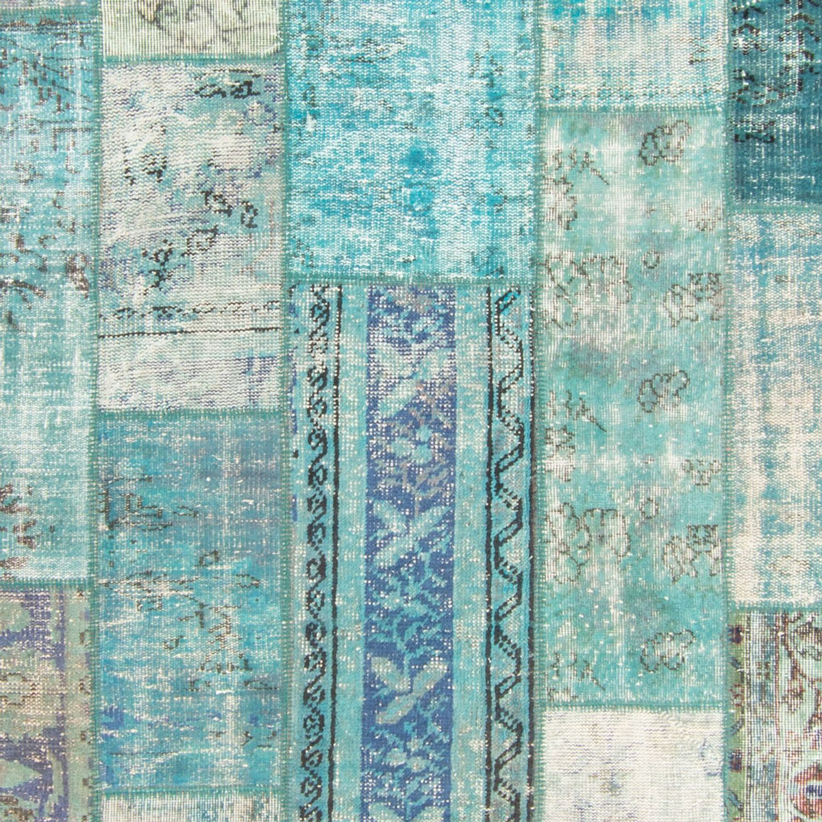 Vintage Rug - 305 x 198 cm - turquoise
