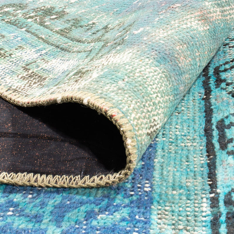 Vintage Rug - 305 x 198 cm - turquoise