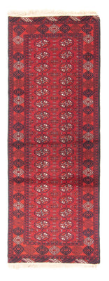 Runner Turkaman Rug - 194 x 74 cm - red