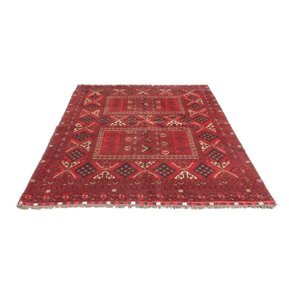 Turkaman Rug - 230 x 157 cm - red
