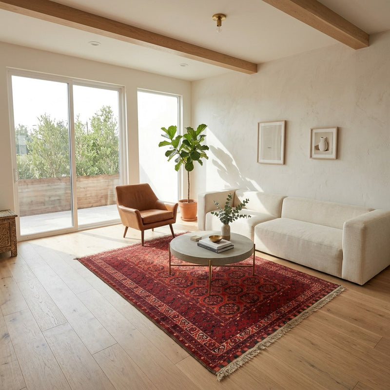 Turkaman Rug 246x157cm - Persian Rugs