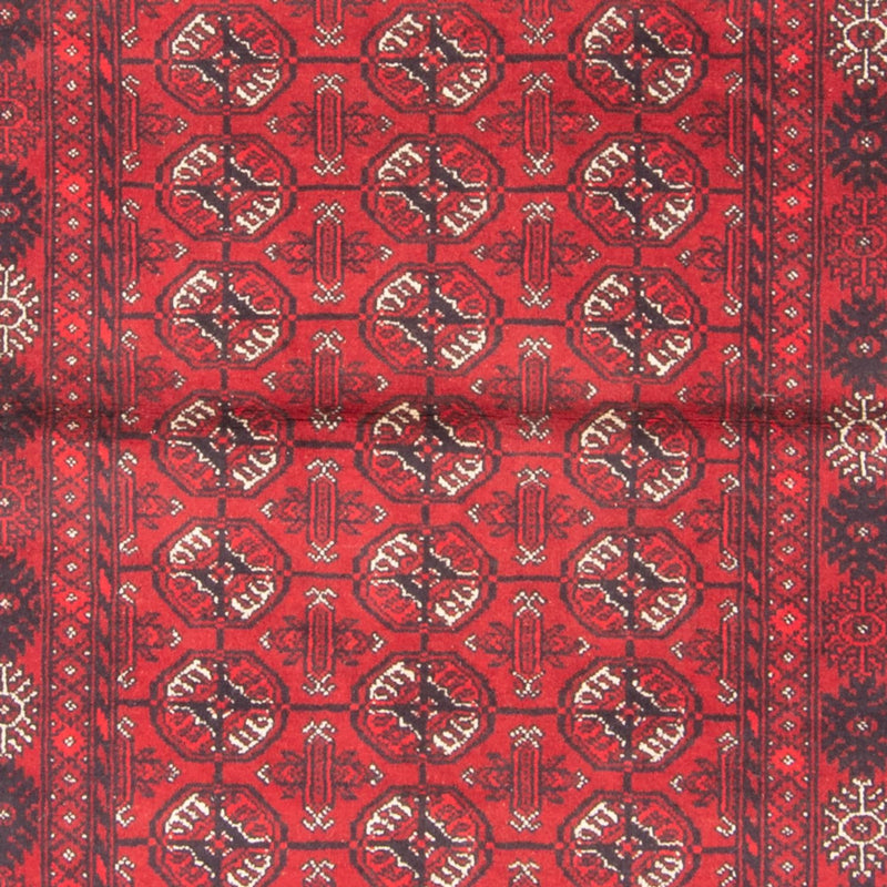 Runner Turkaman Rug - 183 x 79 cm - red