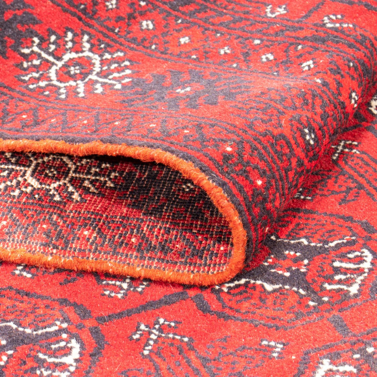 Runner Turkaman Rug - 183 x 79 cm - red