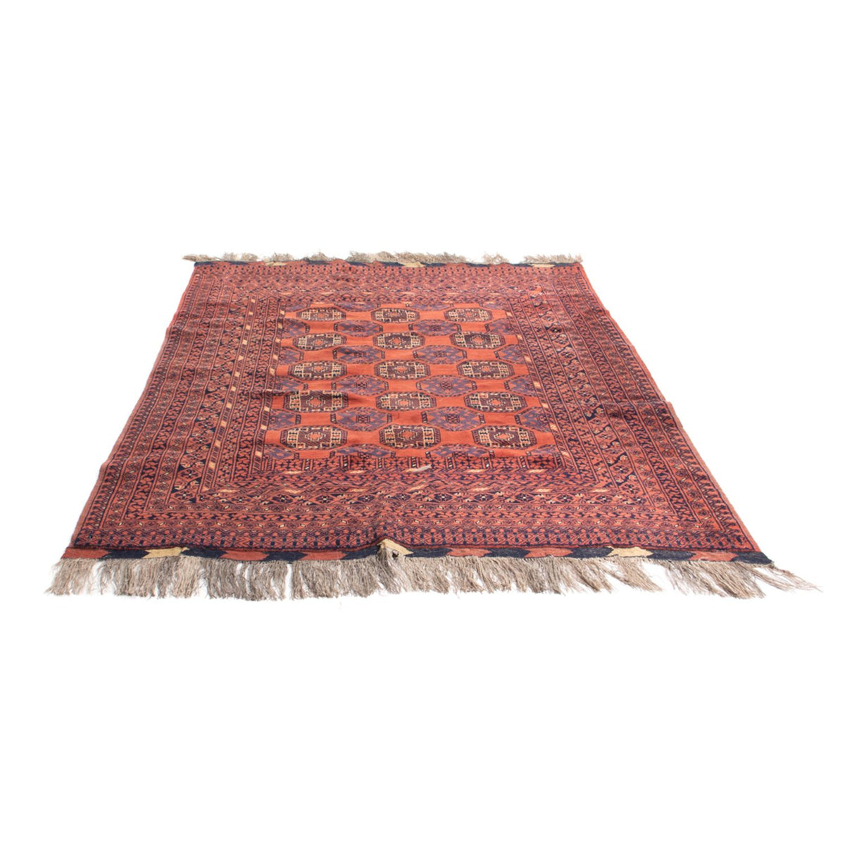Turkaman Rug - 200 x 148 cm - red