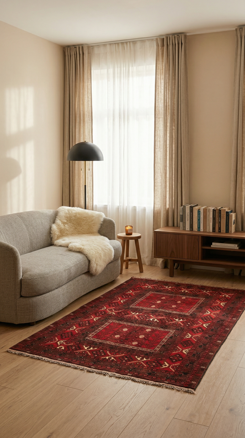Turkaman Rug 244x158cm - Persian Rugs