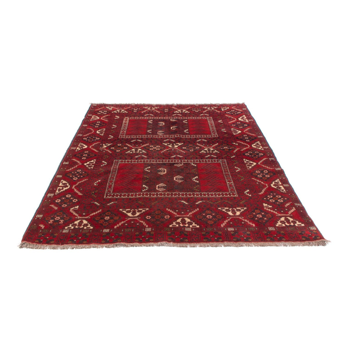 Turkaman Rug - 230 x 153 cm - red