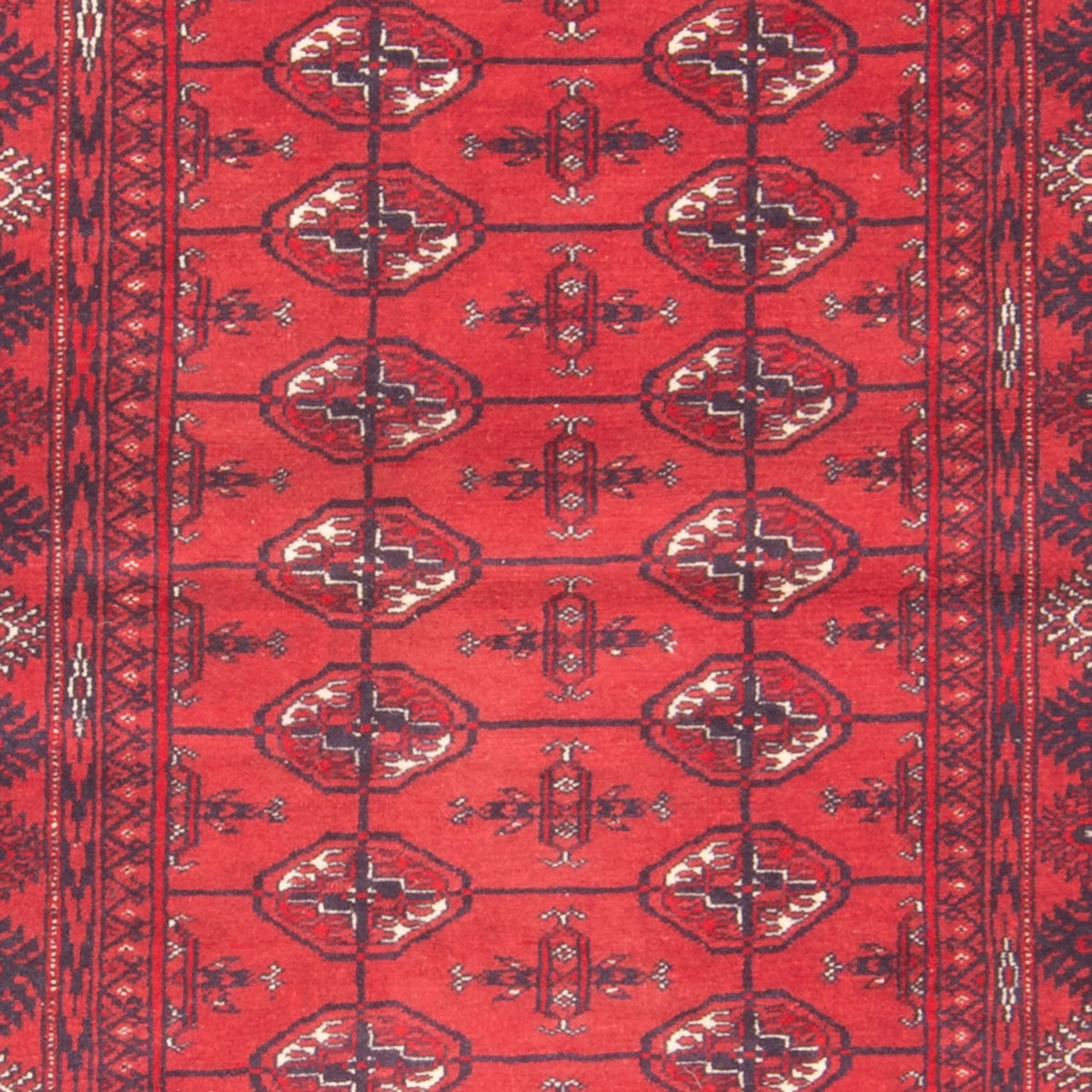Runner Turkaman Rug - 191 x 88 cm - red