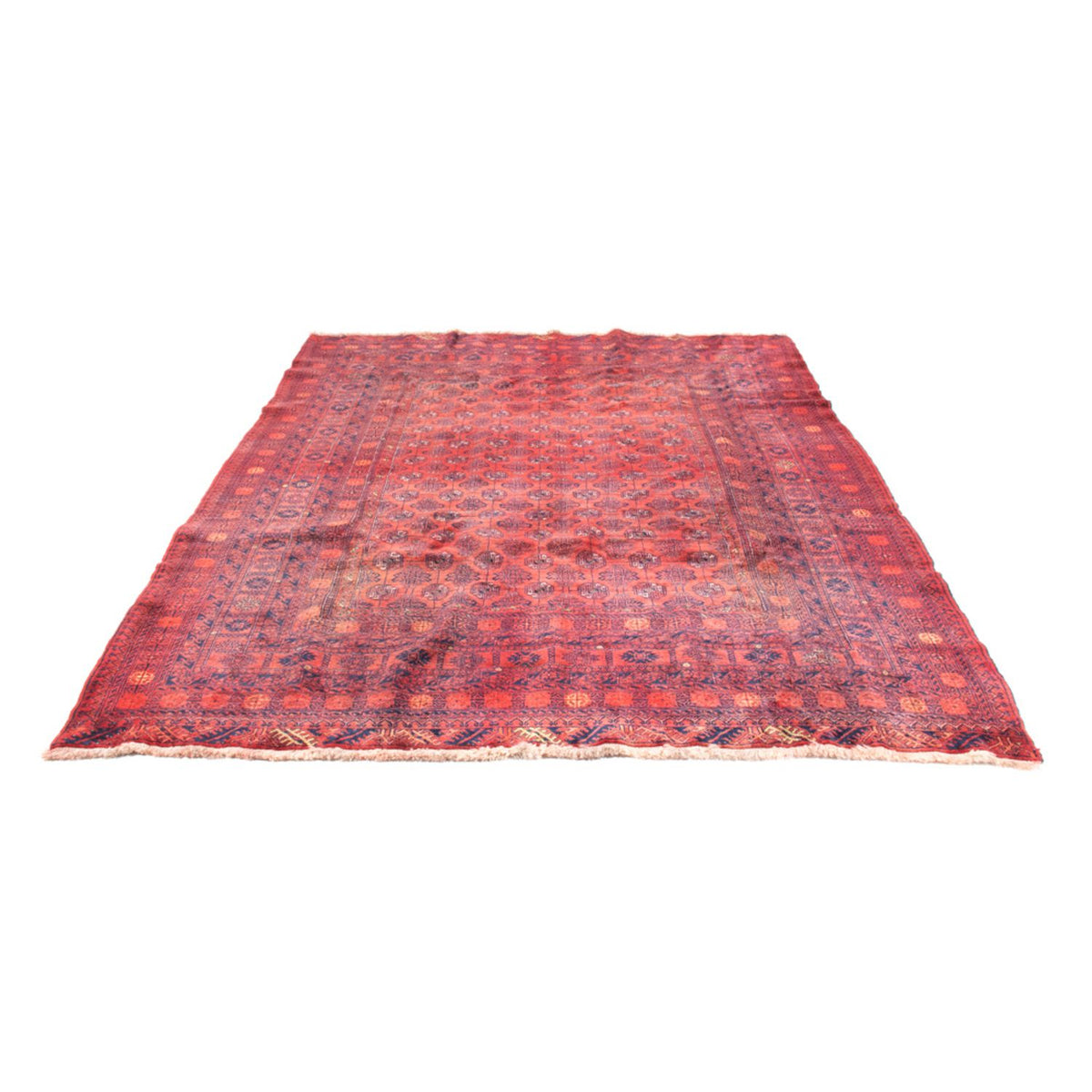 Turkaman Rug - 305 x 202 cm - red