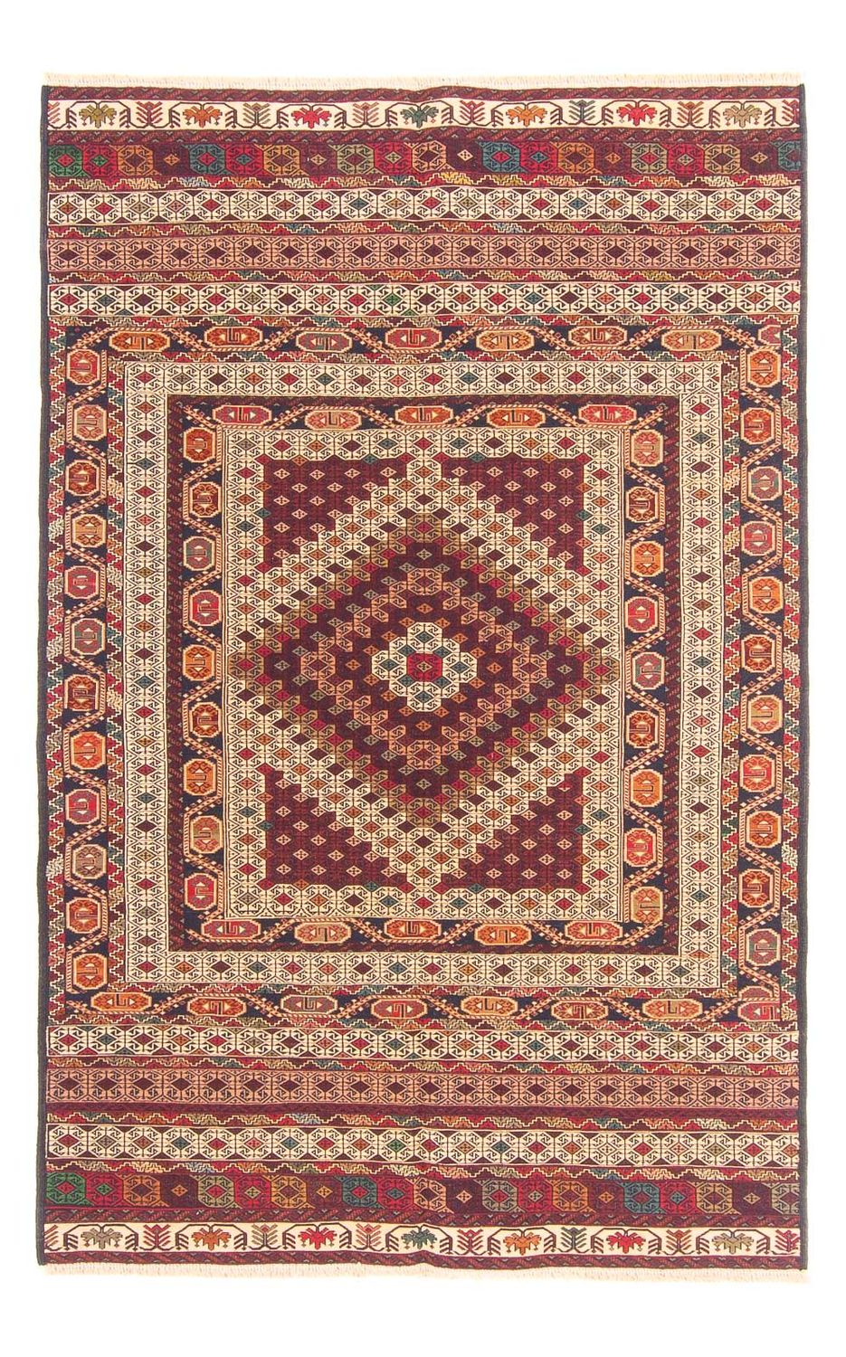 Kelim Rug - Oriental - 196 x 127 cm - multicolored