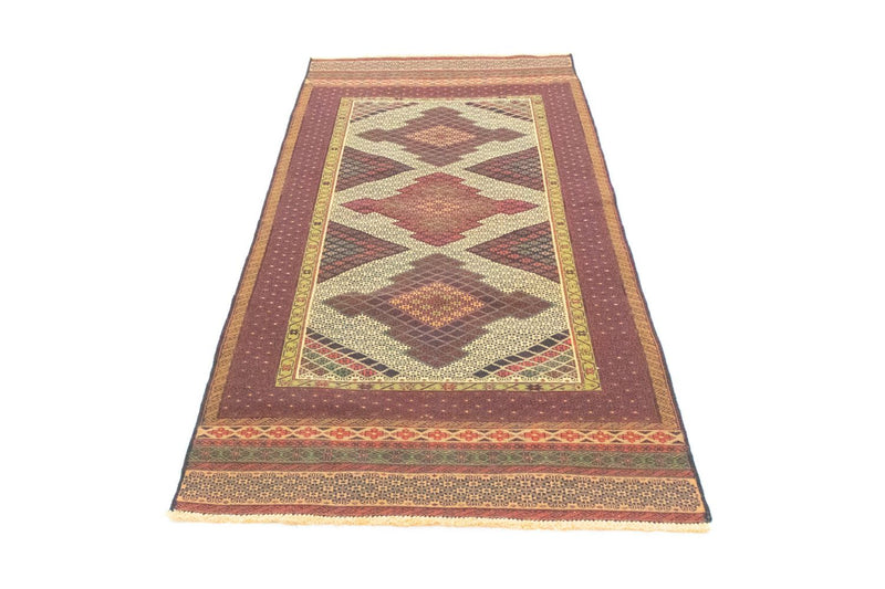 Runner Kelim Rug - Oriental - 191 x 88 cm - brown