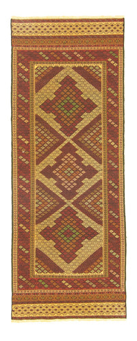 Runner Kelim Rug - Oriental - 212 x 82 cm - multicolored