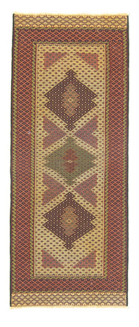 Runner Kelim Rug - Oriental - 201 x 82 cm - beige