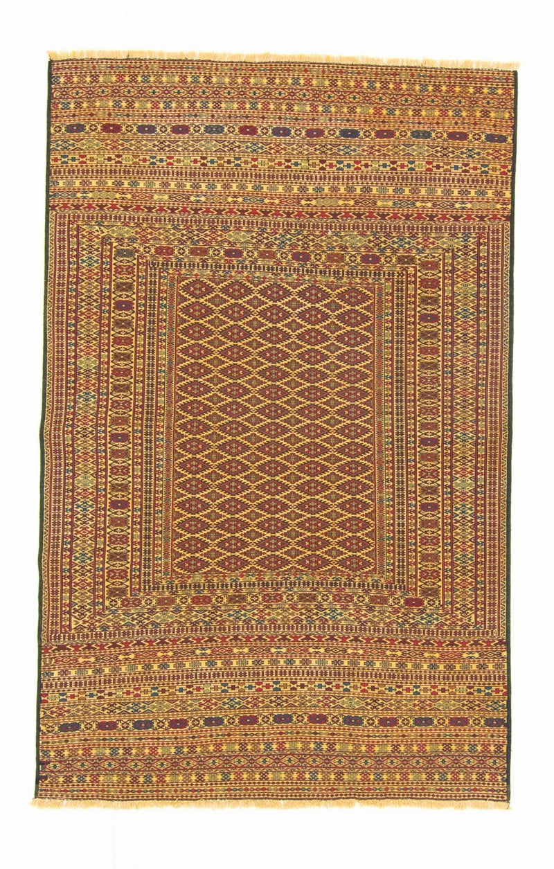 Kelim Rug - Oriental - 208 x 133 cm - brown