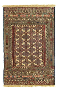Kelim Rug - Oriental - 137 x 87 cm - beige