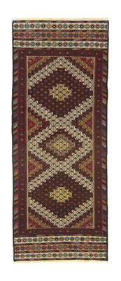Runner Kelim Rug - Oriental - 190 x 75 cm - brown