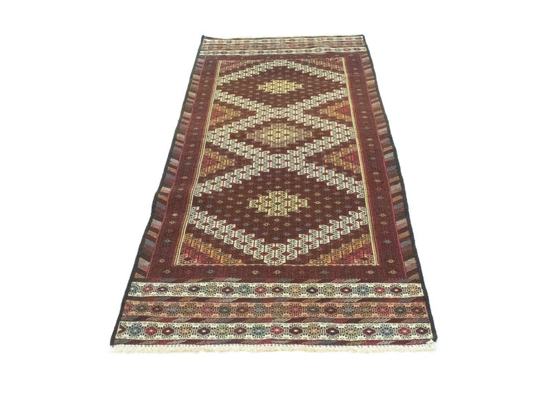 Runner Kelim Rug - Oriental - 190 x 75 cm - brown