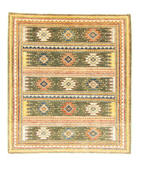 Ziegler Rug - 173 x 155 cm - green