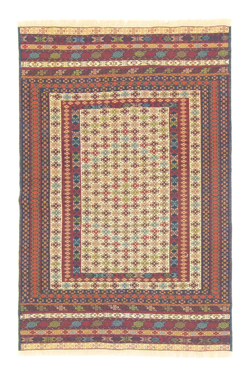 Kelim Rug - Oriental - 186 x 126 cm - beige