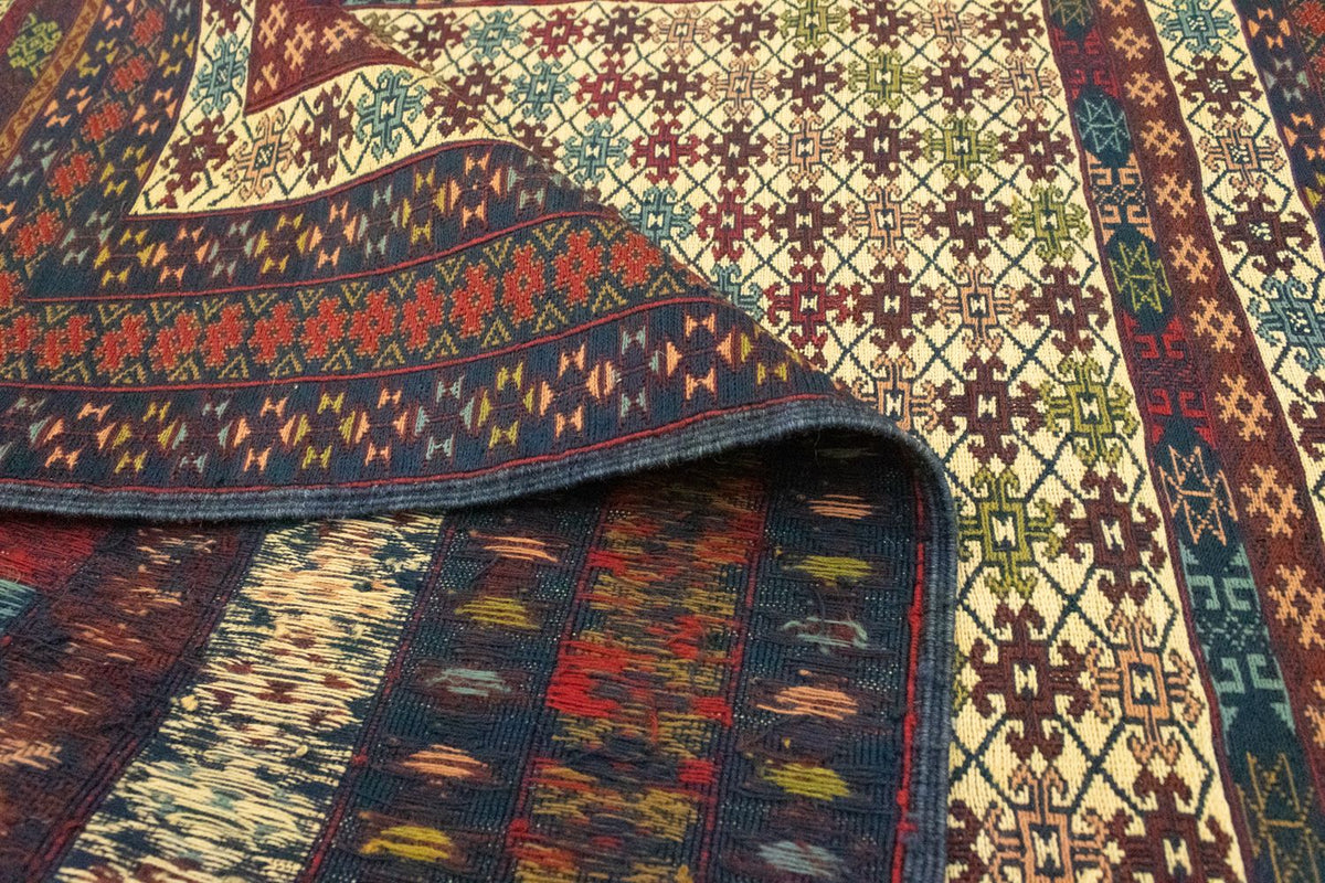 Kelim Rug - Oriental - 186 x 126 cm - beige