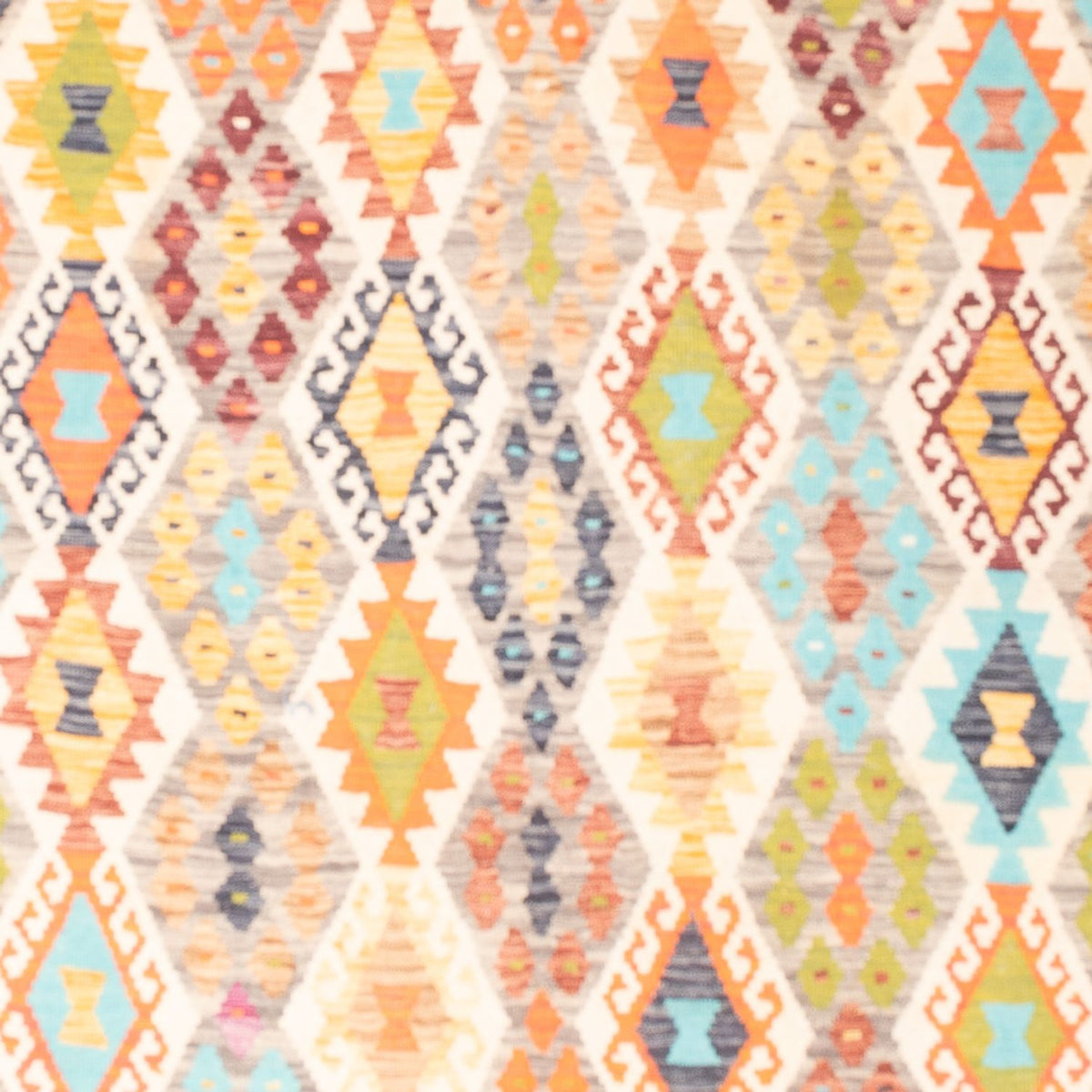 Kelim Rug - Splash - 251 x 176 cm - multicolored