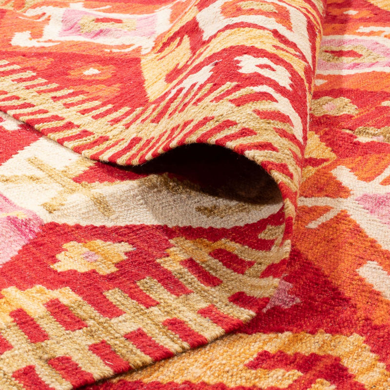 Kelim Rug - Splash - 253 x 176 cm - multicolored