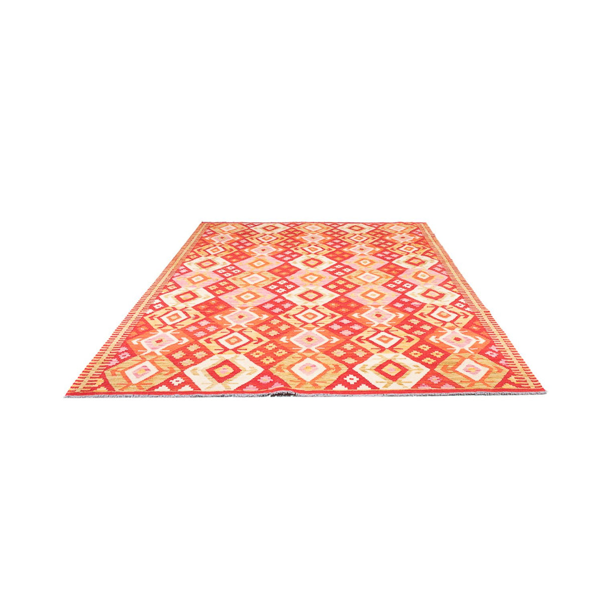 Kelim Rug - Splash - 253 x 176 cm - multicolored